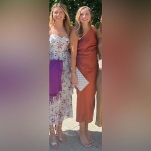 Petal and Pup satin midi dress, worn once